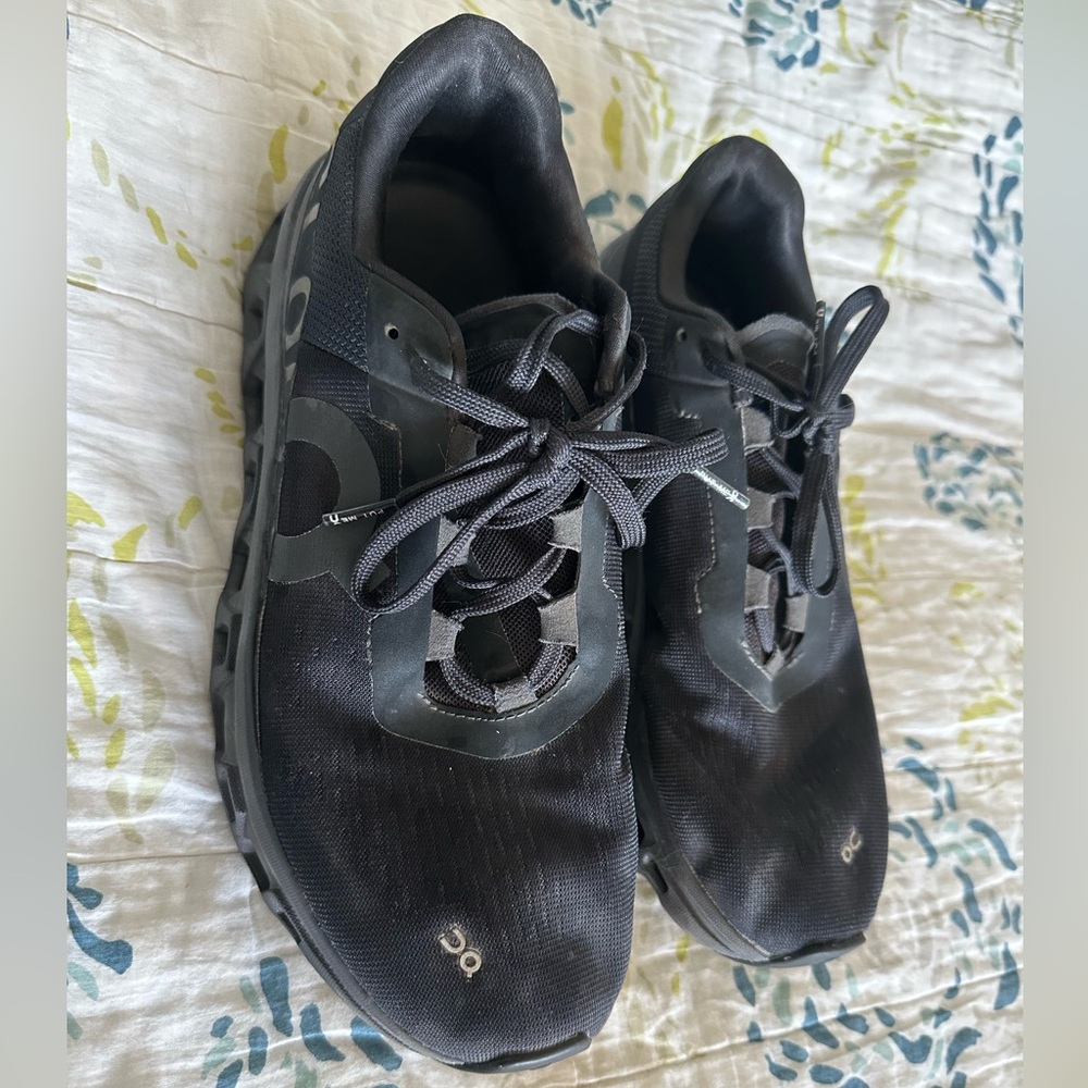 On Running Black Athletic Shoes